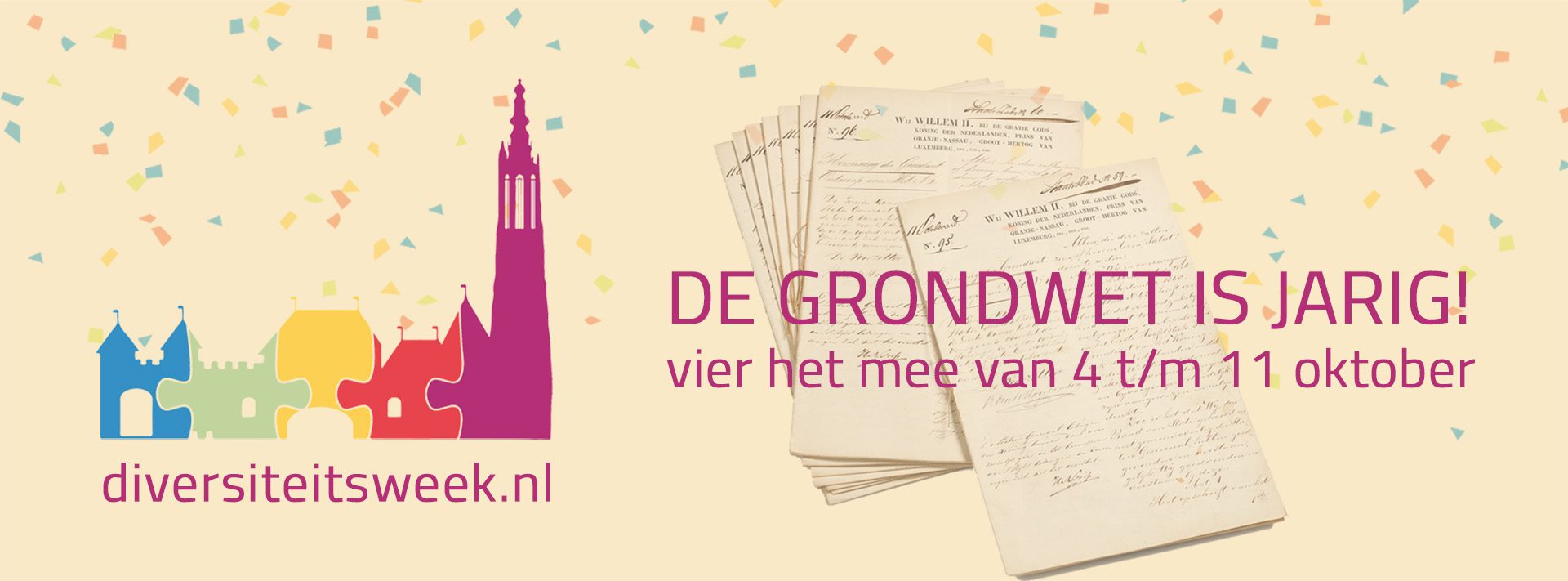 Diversiteitsweek 2023: De Grondwet is jarig!